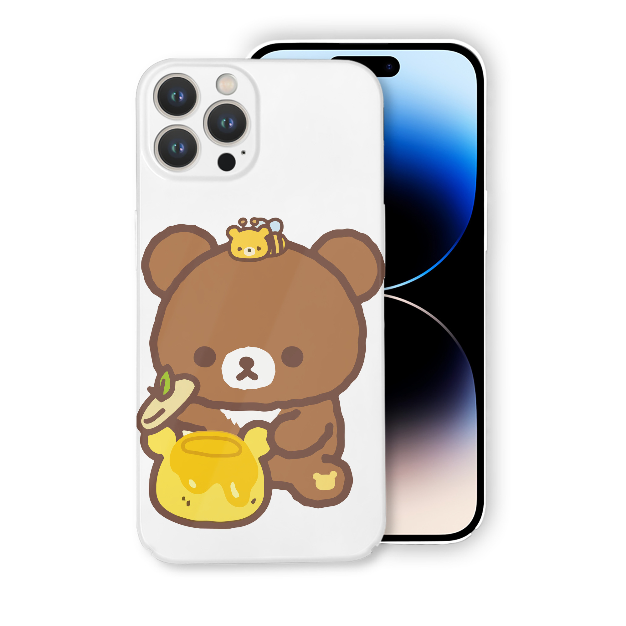 （画像用） リラックマ リラックマ キイロイトリ Rilakkuma Korilakkuma Kiiroitori 【iPhone 14シリーズ対応】ハードケース